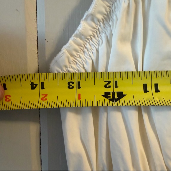 Anthropologie White Crochet 100% Cotton Maxi Dress, Size XS, Like New - Picture 7 of 9